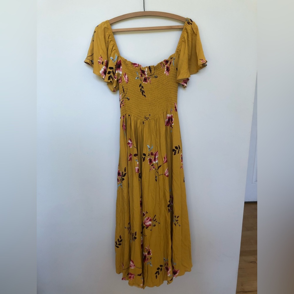 Sunday Mi Amor yellow floral dress